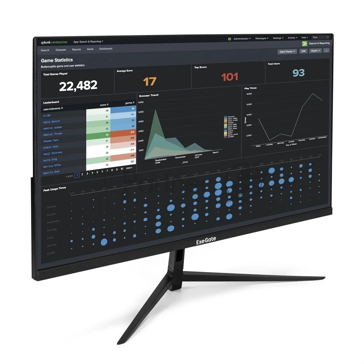 EXEGATE Exegate Монитор 27" ExeGate SmartView ES2707A IPS 1920x1080, 75 Гц