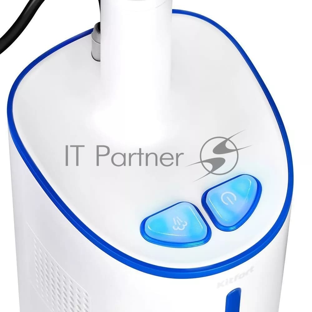 KITFORT Kitfort Пылесос вертикальный паровой Kitfort КТ-5157-3 белый/синий, питание от сети
