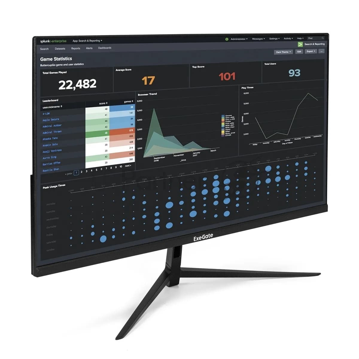 EXEGATE Exegate Монитор 27" ExeGate EP2707TA IPS 1920x1080, 75 Гц