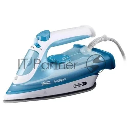 Braun Утюг Braun FI3144BL голубой/белый, 2400 Вт, 45 г/мин, 160 г/мин, 270 мл