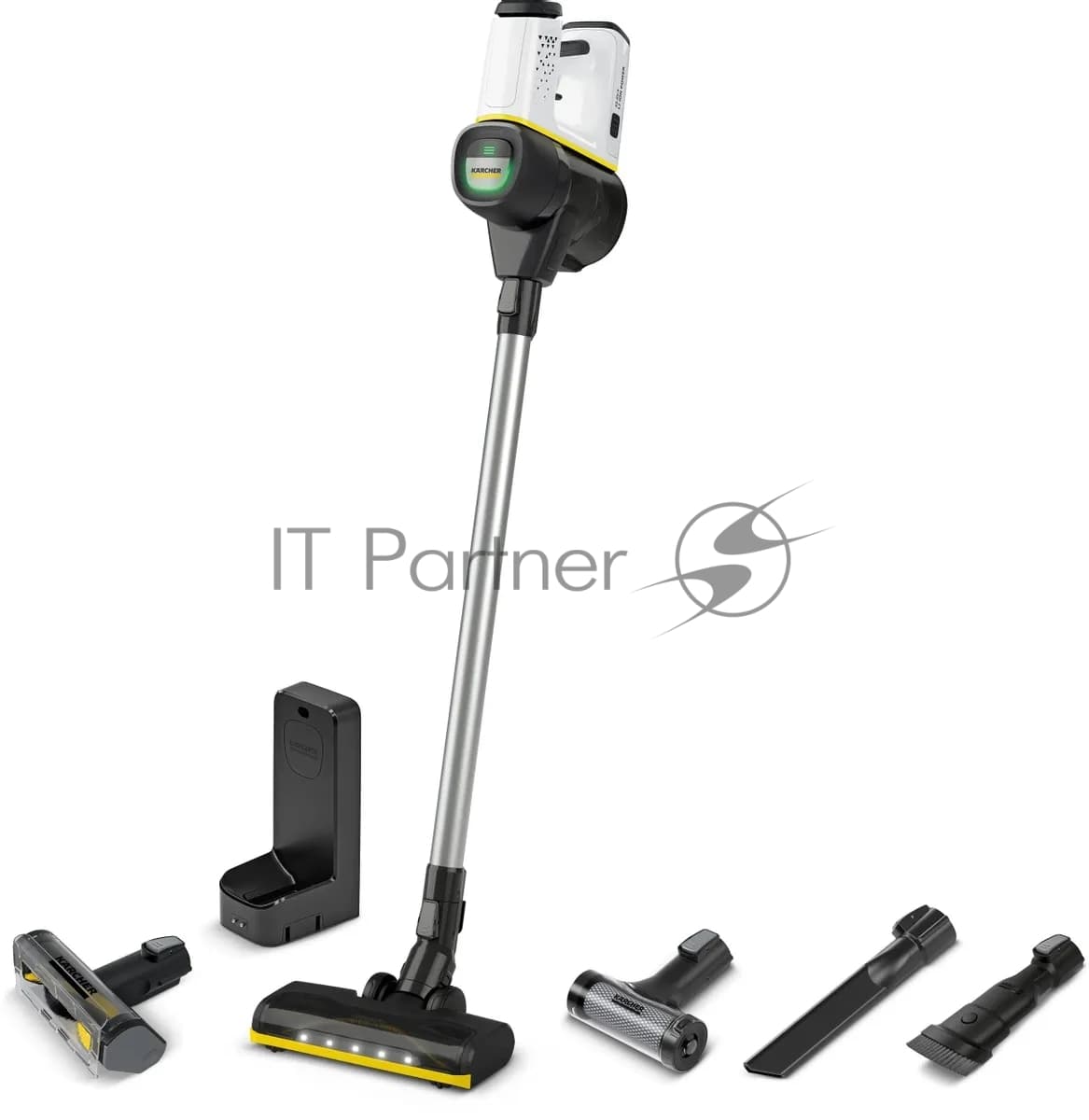 KARCHER Karcher Пылесос вертикальный Karcher VC 6 Cordless серебристый/белый, питание от аккумулятора