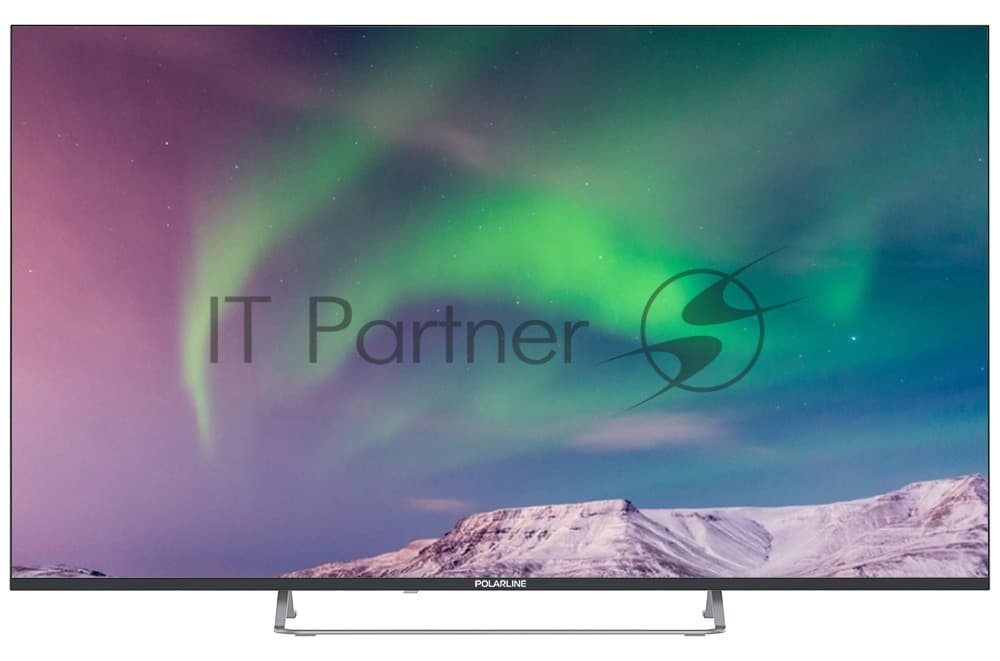 Polarline Телевизор PolarLine 55" 55PQ71STC-SM черный QLED UHD 50/60Hz Smart U