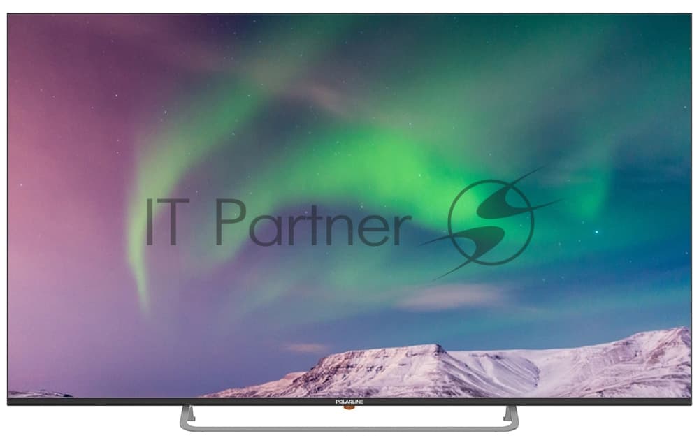 Polarline Телевизор PolarLine 65" 65PQ71STC-SM (U) черный LED UHD 50Hz Android 1.5GB/16GB
