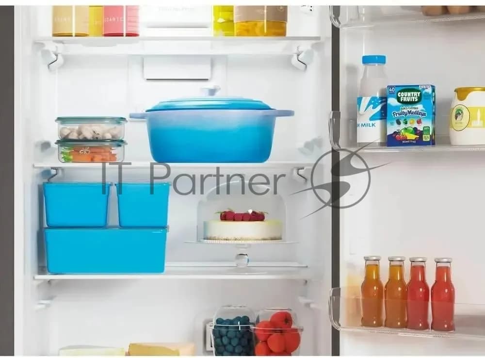 Indesit Холодильник Indesit ITS 5180 G серебристый двухкамерный 220/78л морозилка снизу, No Frost