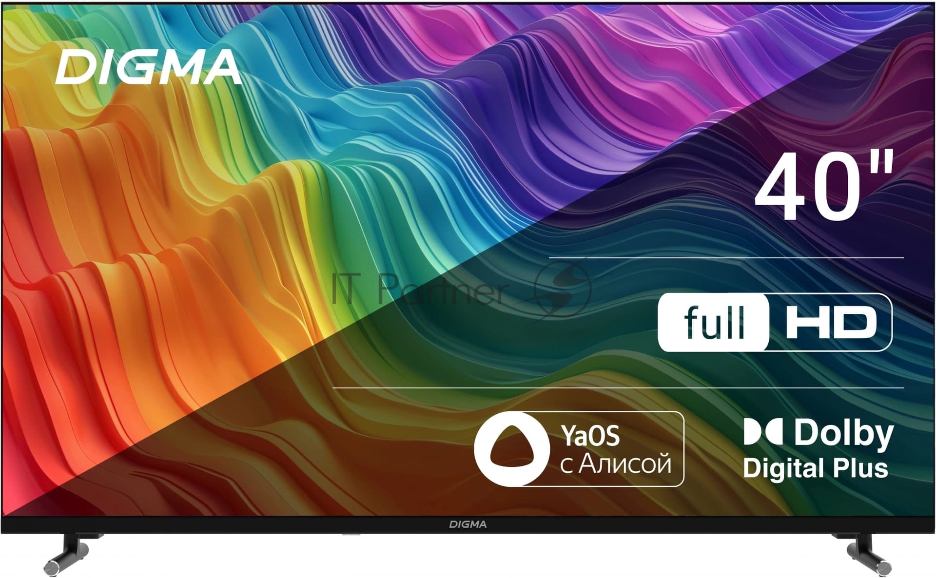 Digma Телевизор Digma 40" DM-LED40SBB33 черный LED FHD 60Hz Яндекс ТВ