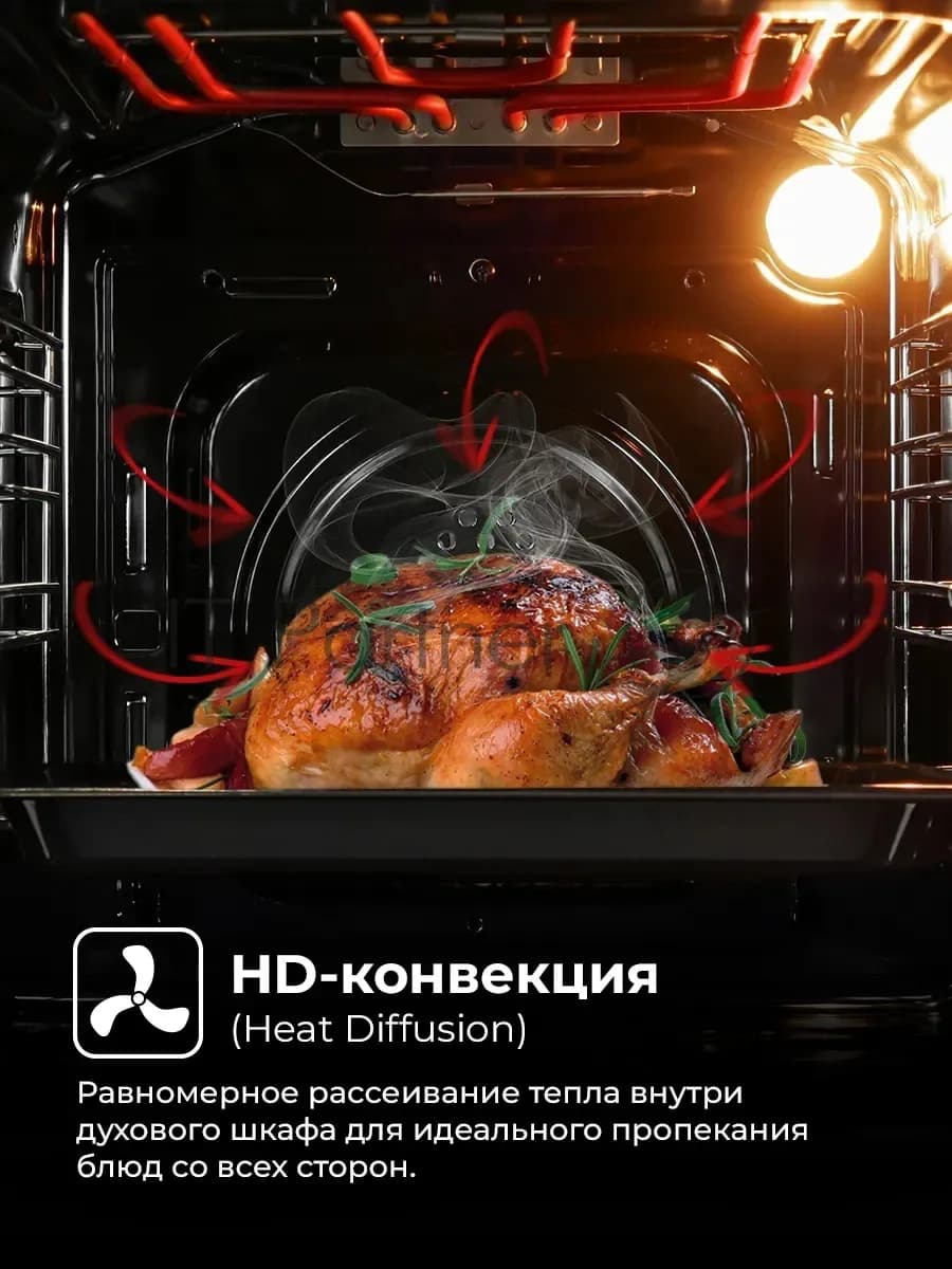 LEX Духовой шкаф электрический Lex EDM 4570 BBL черный