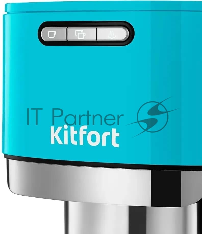 KITFORT Kitfort Кофеварка рожковая Kitfort КТ-7461 бирюзовый/черный, исп