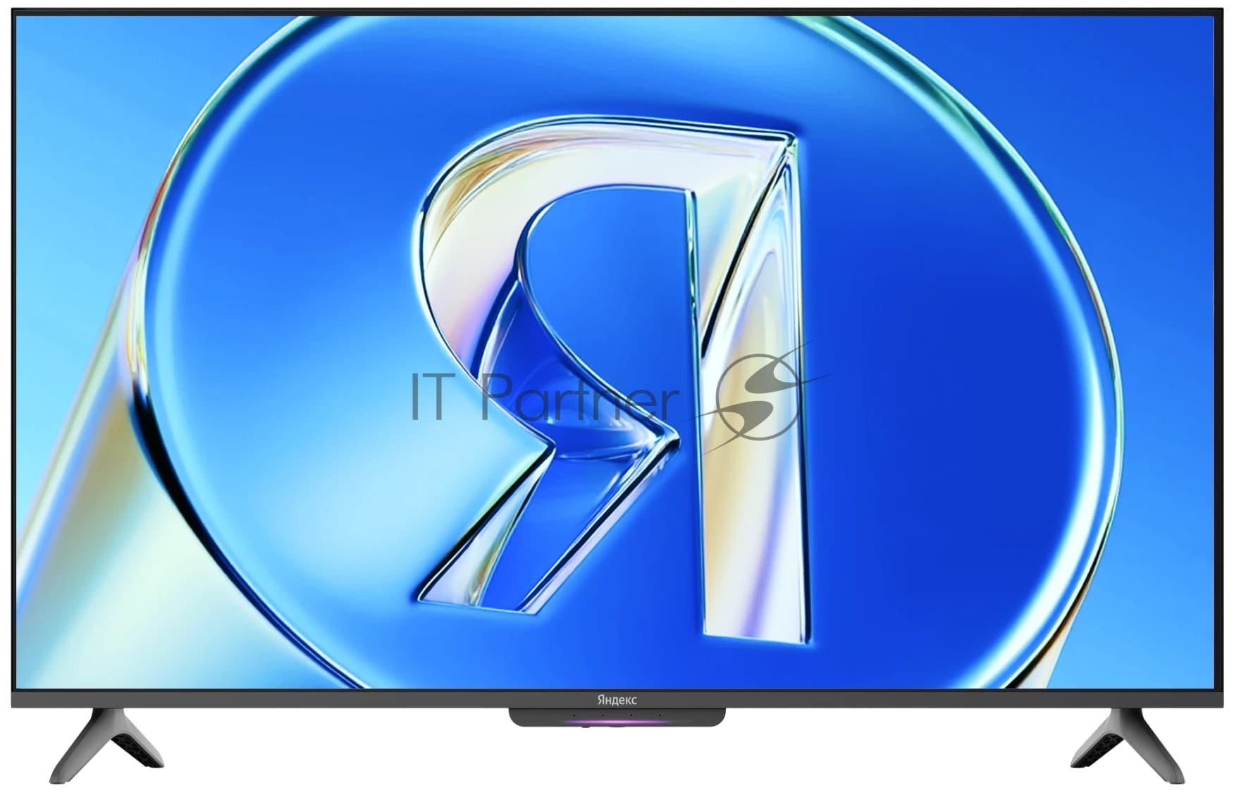 Яндекс Телевизор Яндекс 43" YNDX-00078 черный QLED UHD 60Hz Smart TV Станция Бейсик с Алисой