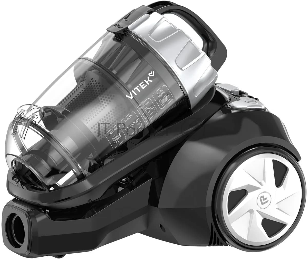 Vitek Пылесос Vitek VT-CV1230 2200Вт черный/серебристый