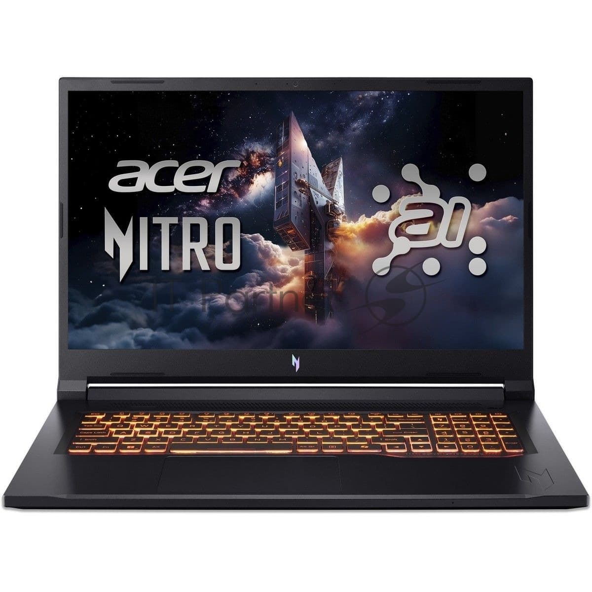 Acer Ноутбук Acer Nitro V 17 AI ANV17-41-R9Q9 AMD Ryzen 7 260/16Gb/SSD 1Tb/RTX 5060 8Gb/17.3"/IPS/QHD/2560x1440/165Hz/NoOS/черный (NH.QYVCD.007)
