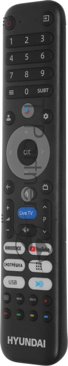 Hyundai Телевизор Hyundai 55" H-LED55BU7011 черный LED 4K UHD 60Hz Smart TV 2GB/16GB