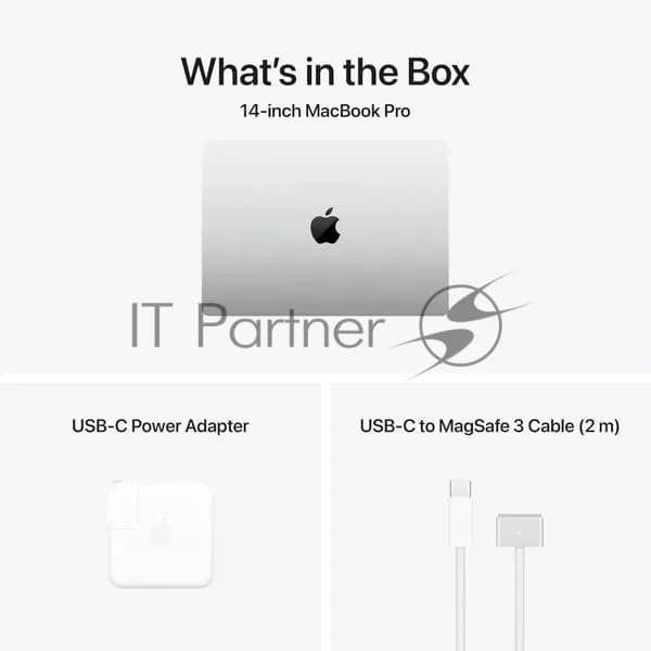 Apple Ноутбук Apple MacBook Pro A3434 M5 10 core 24Gb SSD1Tb/10 core GPU 14.2" Liquid Retina XDR (3024x1964) macOS silver WiFi BT Cam (MDE64LL/A)