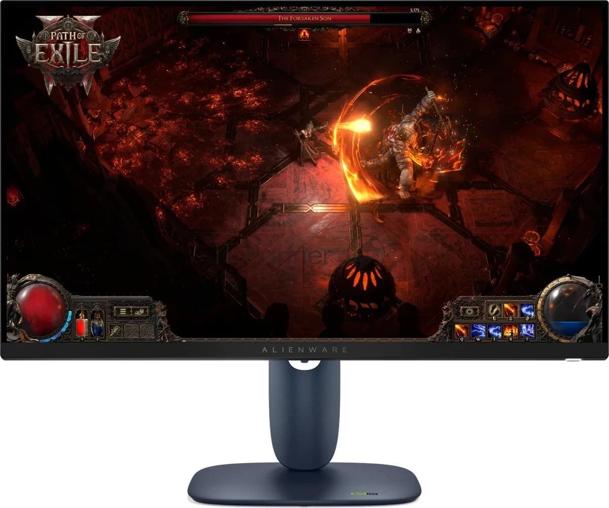 Dell Монитор Dell 27" AW2725DM, 16:9, IPS, QHD, 1/4ms, 400cd, 180Hz, HDMI, DP, USB, HAS
