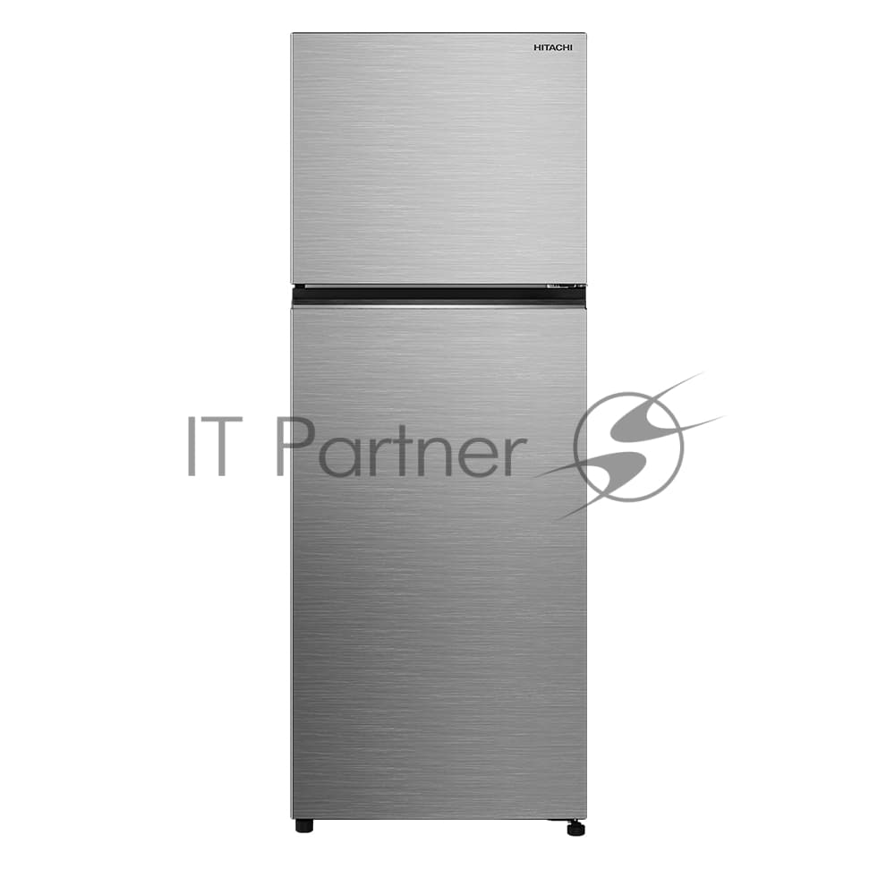 Hitachi Холодильник Hitachi HRTN6443SXCS серебристый двухкамерный 315/94л морозилка сверху