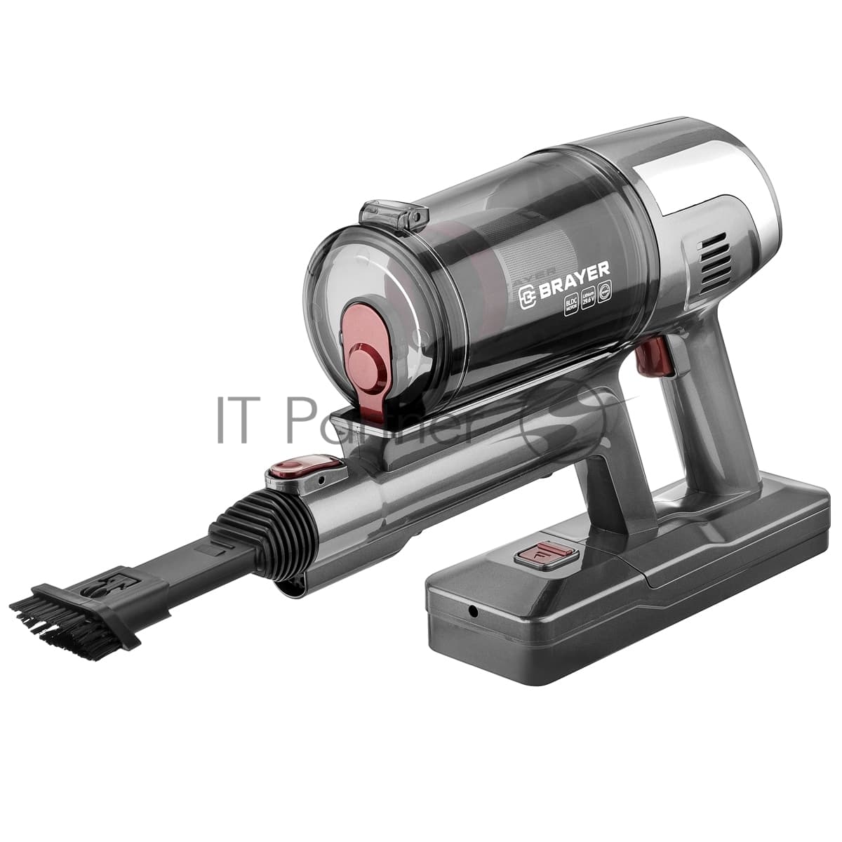 BRAYER BRAYER Пылесос вертикальный BRAYER BR4265 серый, питание от аккумулятора