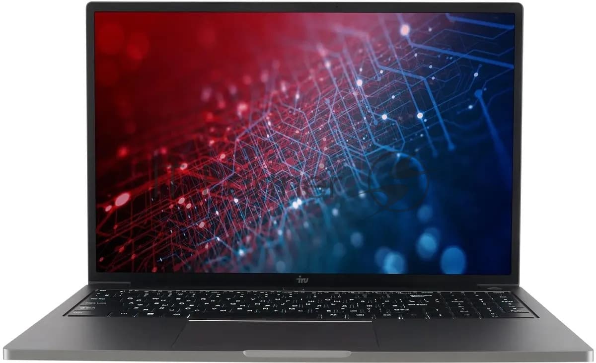 IRU Ноутбук iRU Strato 16ALMR/16"/IPS/Intel Core i5-12450H/16Gb/256Gb/SSD/Intel UHD Graphics/Windows 11 Pro/серый/1.79kg