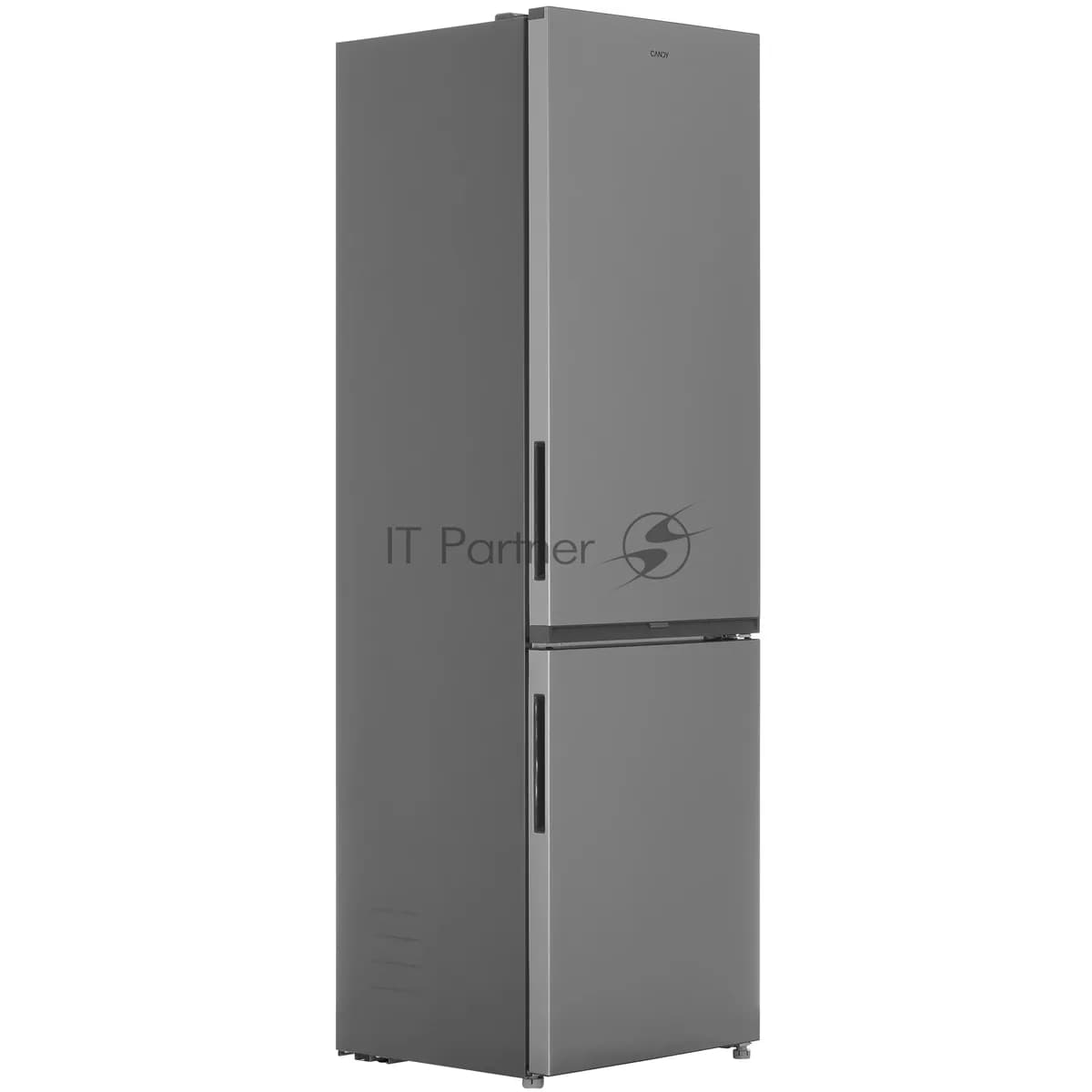 CANDY Холодильник Candy CFN6200S серебристый двухкамерный 243/91л морозилка снизу, No Frost