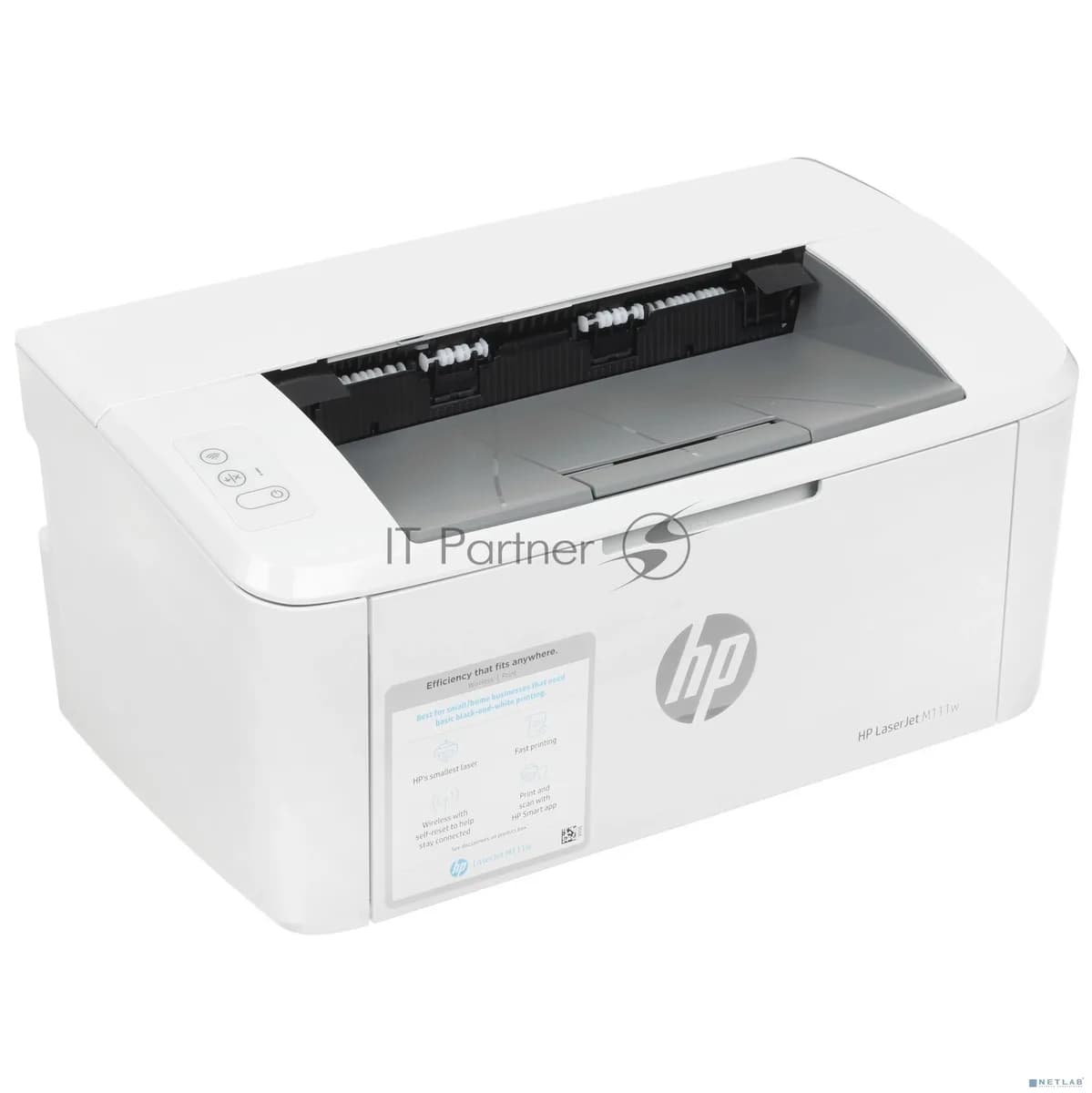 Hewlett-Packard Принтер лазерный HP LaserJet M111w (А4, 600dpi, 20ppm, 32Mb, WiFi, USB) (7MD68A_BBU)