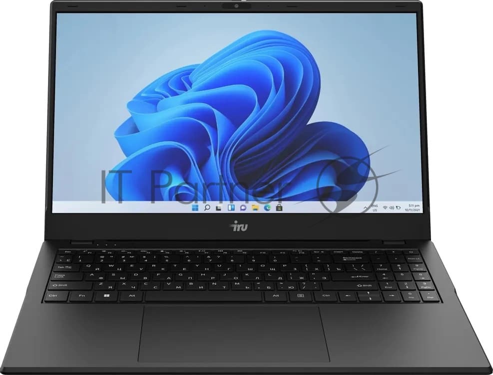 IRU Ноутбук iRU Planio 15ING/15.6"/IPS/Intel Celeron N4500/16Gb/512Gb SSD/Intel UHD Graphics/Windows 11 Professional/черный/1.75kg
