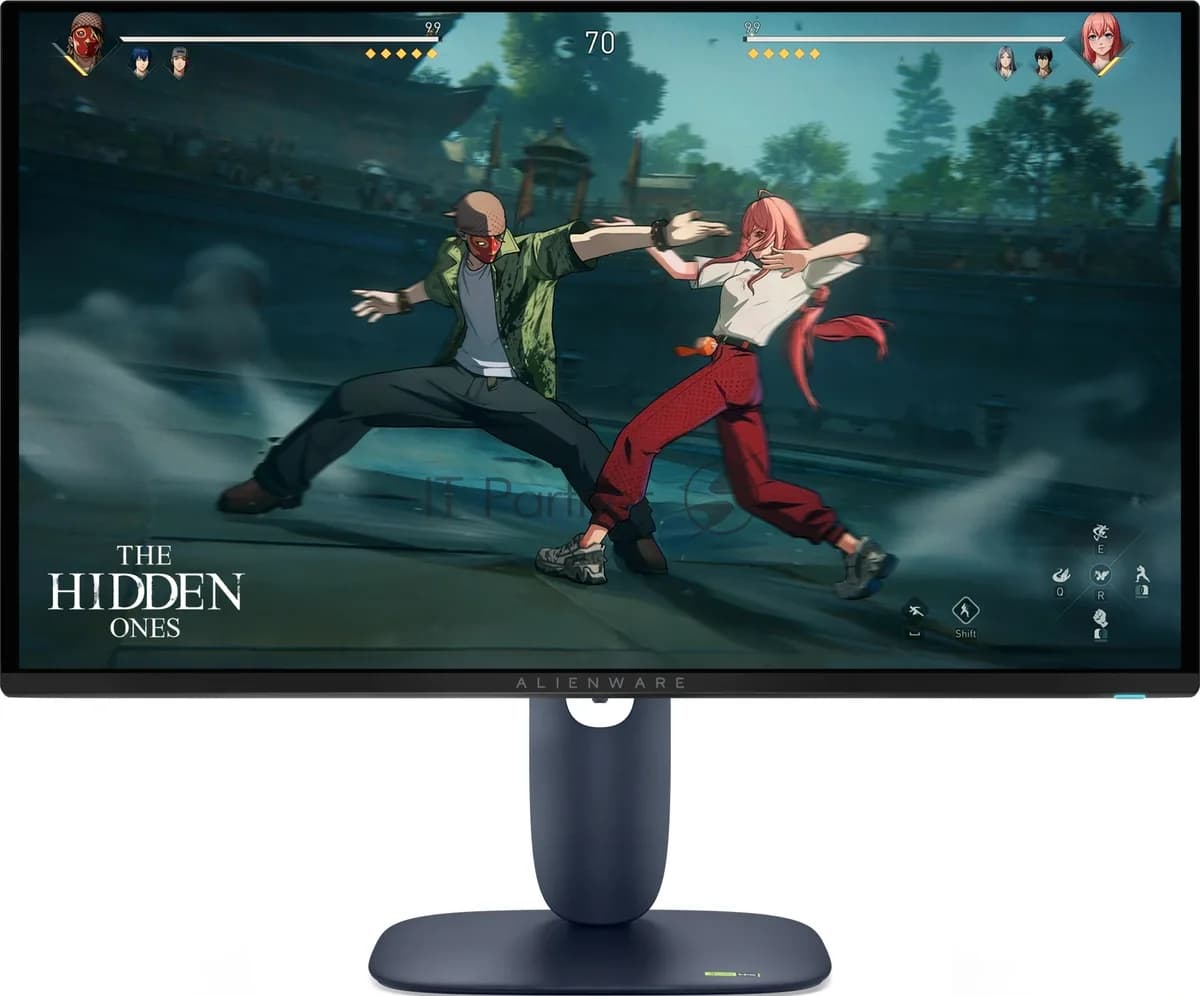 Dell Монитор Dell 26,7" AW2725D, 16:9, QD-OLED, QHD, 0,03ms, 250cd, 280Hz, HDMI, DP, USB, USB-C, HAS