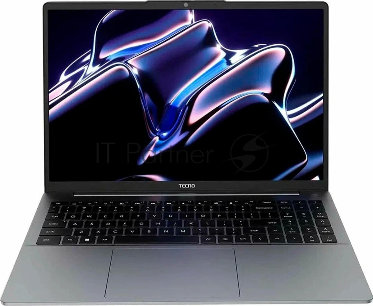 Tecno Ноутбук TECNO Megabook K16SFA/16"/IPS/AMD Ryzen 5 7535HS/16Gb/512Gb SSD/AMD Radeon Graphics/Windows 11 Home/серый/1.75kg