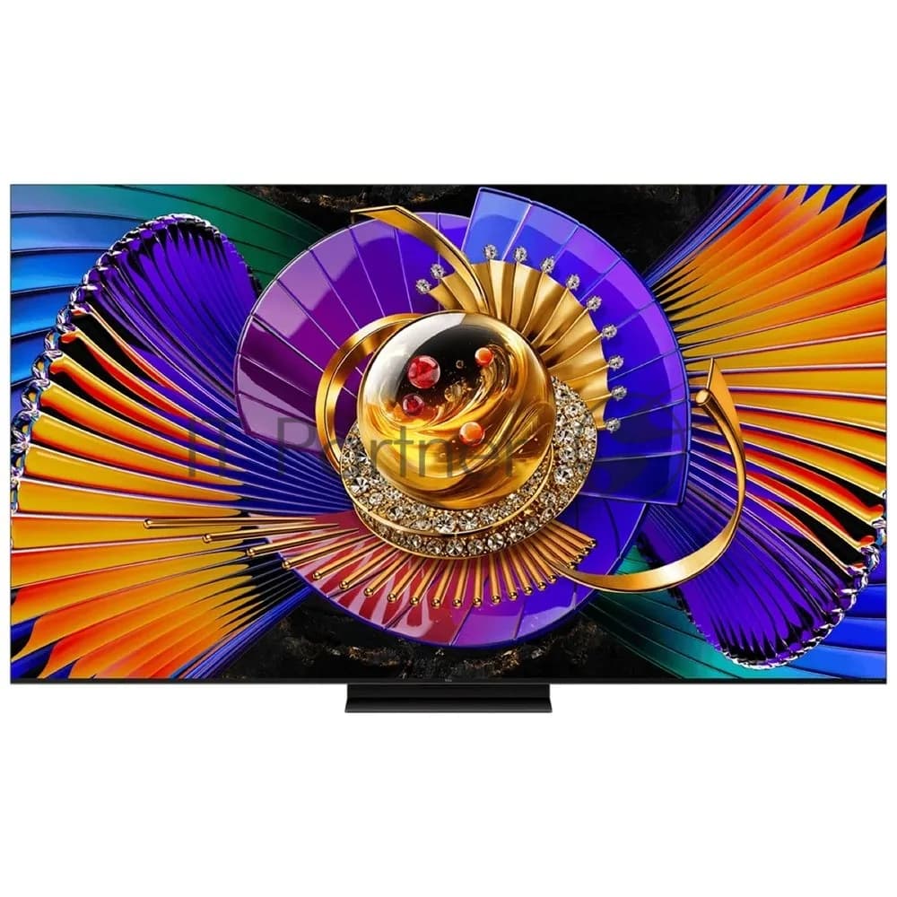 TCL Телевизор TCL 75" 75C7L черный SQD-Mini QLED UHD 144Hz Smart TV Google TV 3GB/64GB