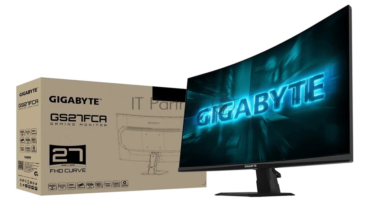 GIGABYTE Gigabyte Монитор 27" Gigabyte GS27FCA VA 1920x1080, 200 Гц