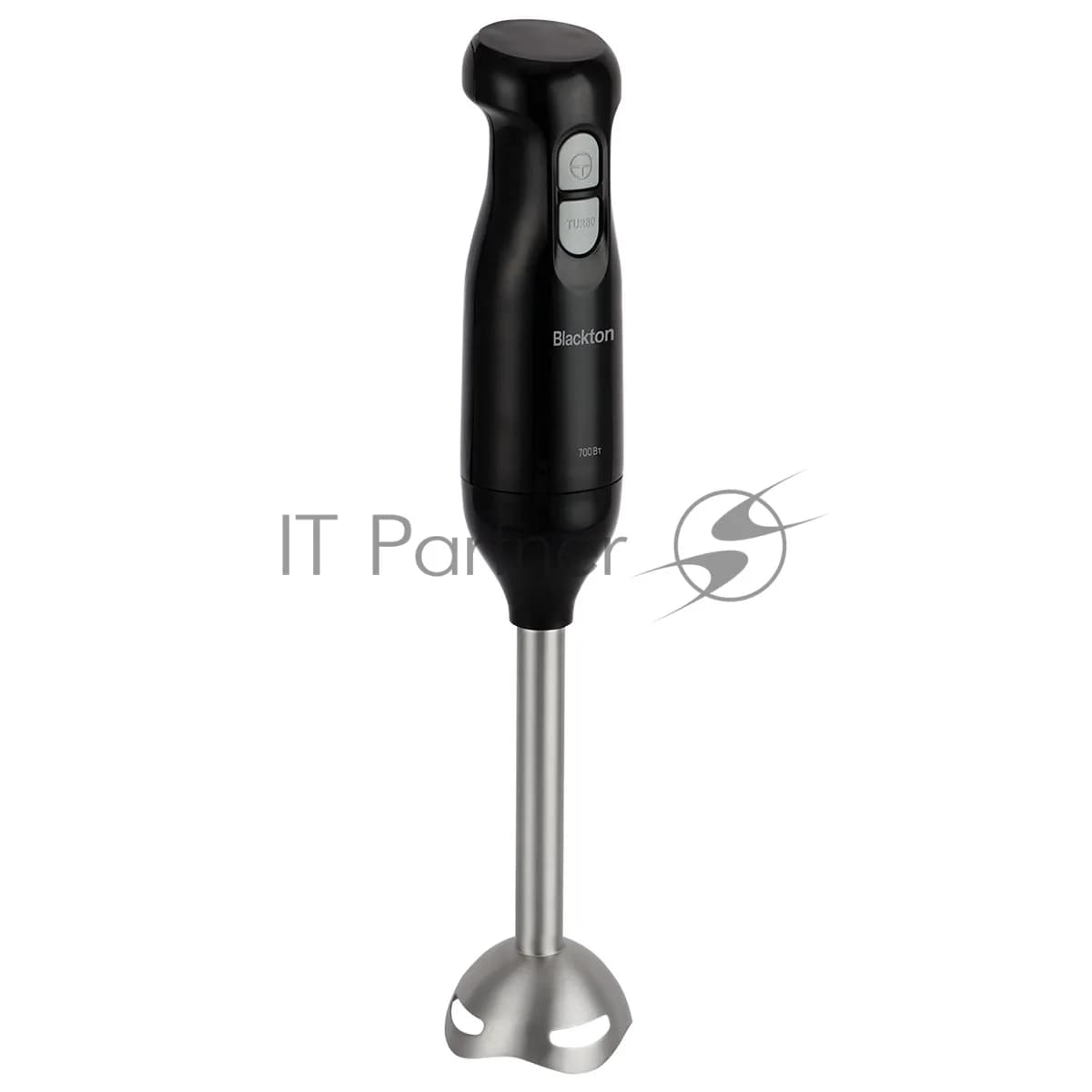 Blackton Блендер погружной Blackton Bt HB734SS Black-gray, мощность 700 Вт, 2 скорости, режим турбо, скорость работы до 13 000 об/мин, S-образный нож, пластиковый корпус, длина электрошнура 1 м, напряжение 220-240 В, 50-60 Гц, защита от поражения электротоком класс II"