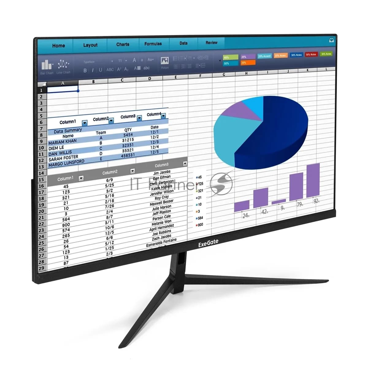 EXEGATE Exegate Монитор с аудио 21.5" 100 Гц ExeGate SmartView EP2207TA (IPS LED Grade A+