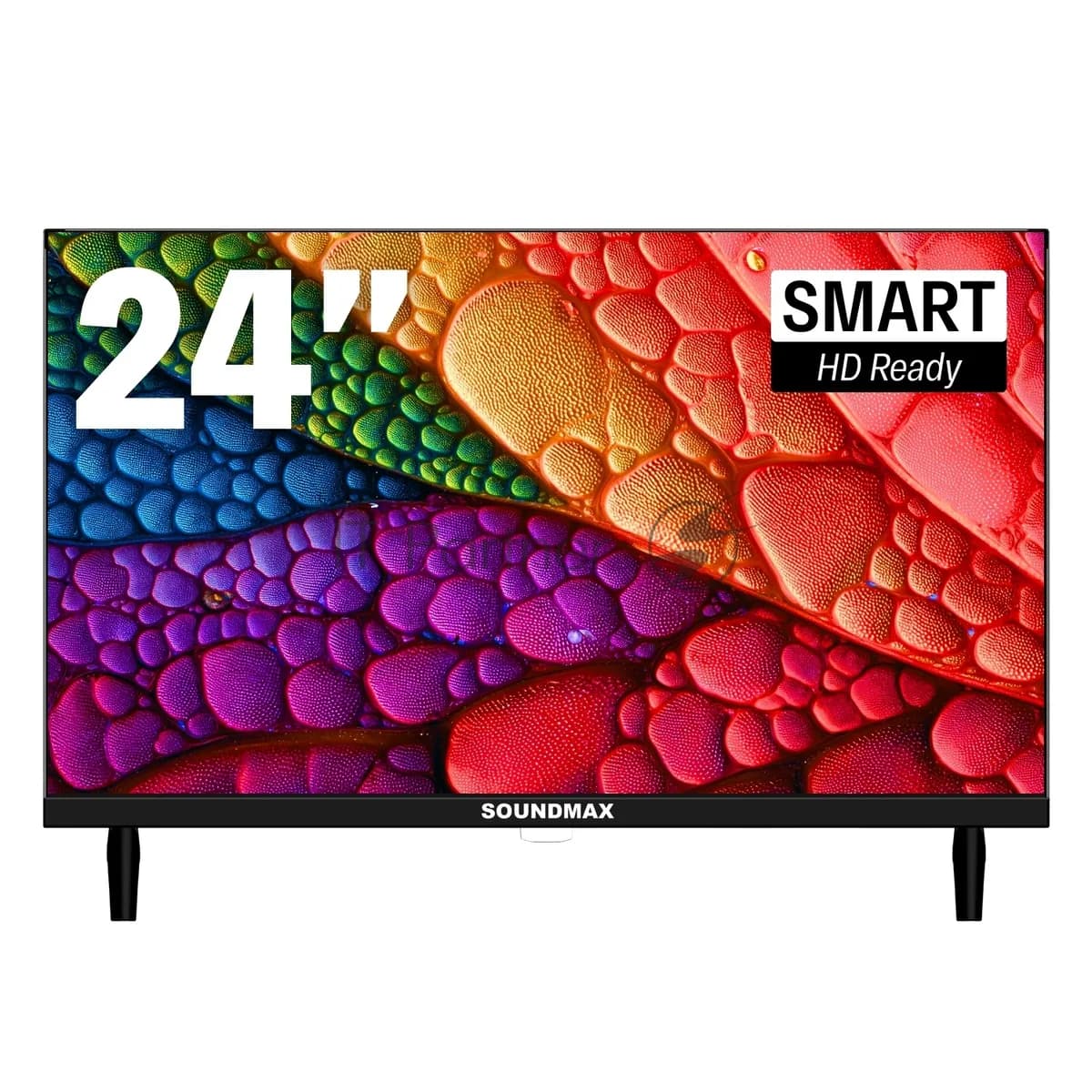 SoundMax Телевизор SOUNDMAX 24" SM-LED24M12S черный LED HD 60Hz Smart TV Android 14 1GB/8GB