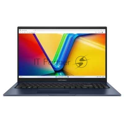 ASUS Ноутбук ASUS VivoBook 15 X1504MA-BQ601/15.6"/IPS/Core 3 304/8Gb/256Gb/SSD/Intel Graphics/Без ОС/синий/1.7kg