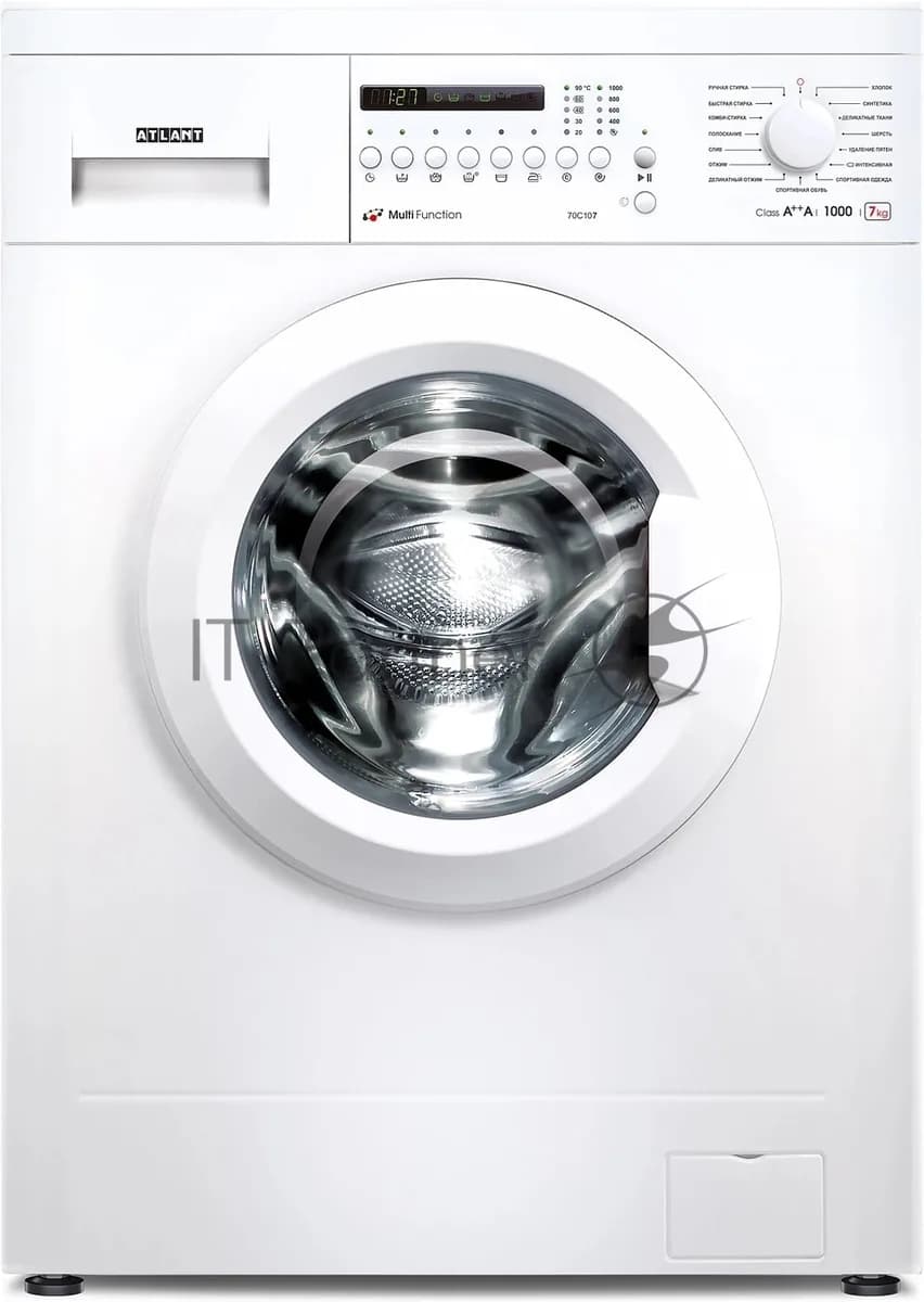 Atlant Стиральная машина Atlant СМА 70С107-000 белый, загрузка фронтальная 7 кг, 1000 об/мин