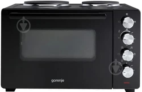 Мини-печь Gorenje OM30GBX, Гриль, Конвекция,30л, 2 эл.конфорки