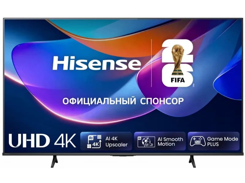 Телевизор 50" HISENSE 50_A6_S Smart,VIDAA,UHD,4K,Wi-Fi,с голосовым управлением,безрамочный