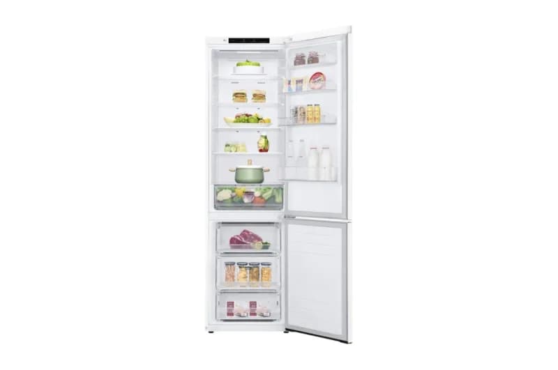 Холодильник LG GC-B509 SQCL белый,203см,NoFrost,с дисплеем внутри,инверторный