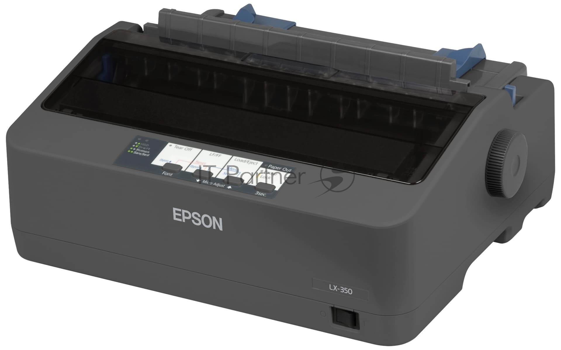 Epson Принтер матричный Epson LX-350 (C11CC24031/C11CC24032), (А4, 357 cps (12 cpi), USB, LPT, COM)