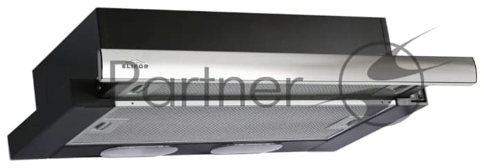ELIKOR Elikor Вытяжка встраиваемая Elikor Интегра 50П-400-В2Л черный/нержавеющая сталь, 50 см
