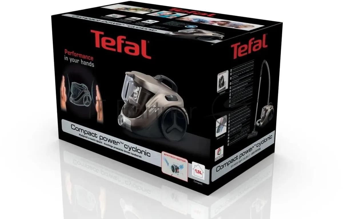TEFAL Tefal Пылесос Tefal TW3786RA серый/черный, 750/2100 Вт