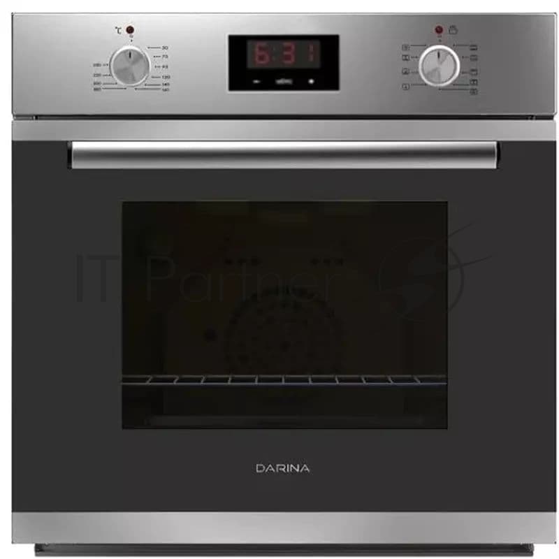 Darina Духовой шкаф электрический Darina 1U5 BDE 112 708 X5 серебристый, встраиваемый