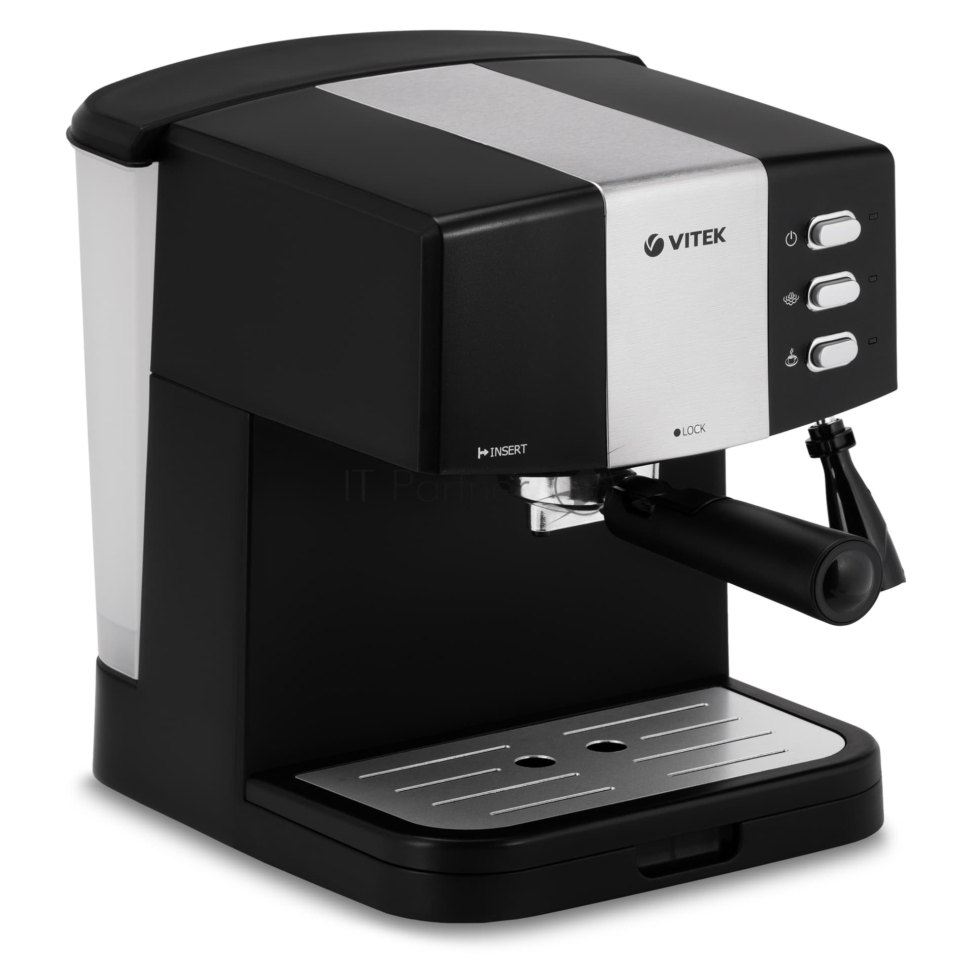 VITEK Vitek Кофеварка рожковая Vitek VT-1523(MC) черный/серебристый, исп