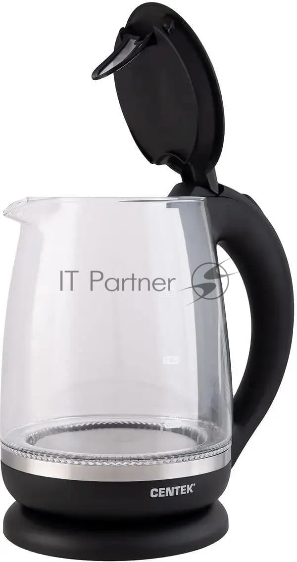 CENTEK CENTEK Электрочайник Centek CT-0015 черный/прозрачный, 2