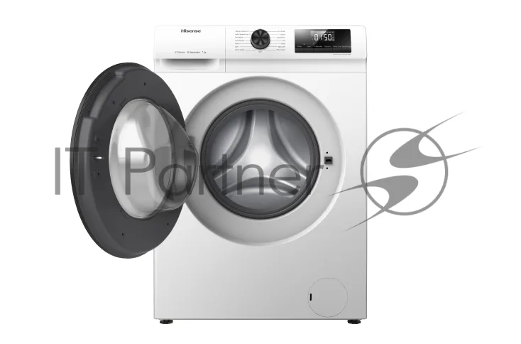 Стиральная машина Hisense WFQP7012VM, фронтальная загрузка, белый — фото 3