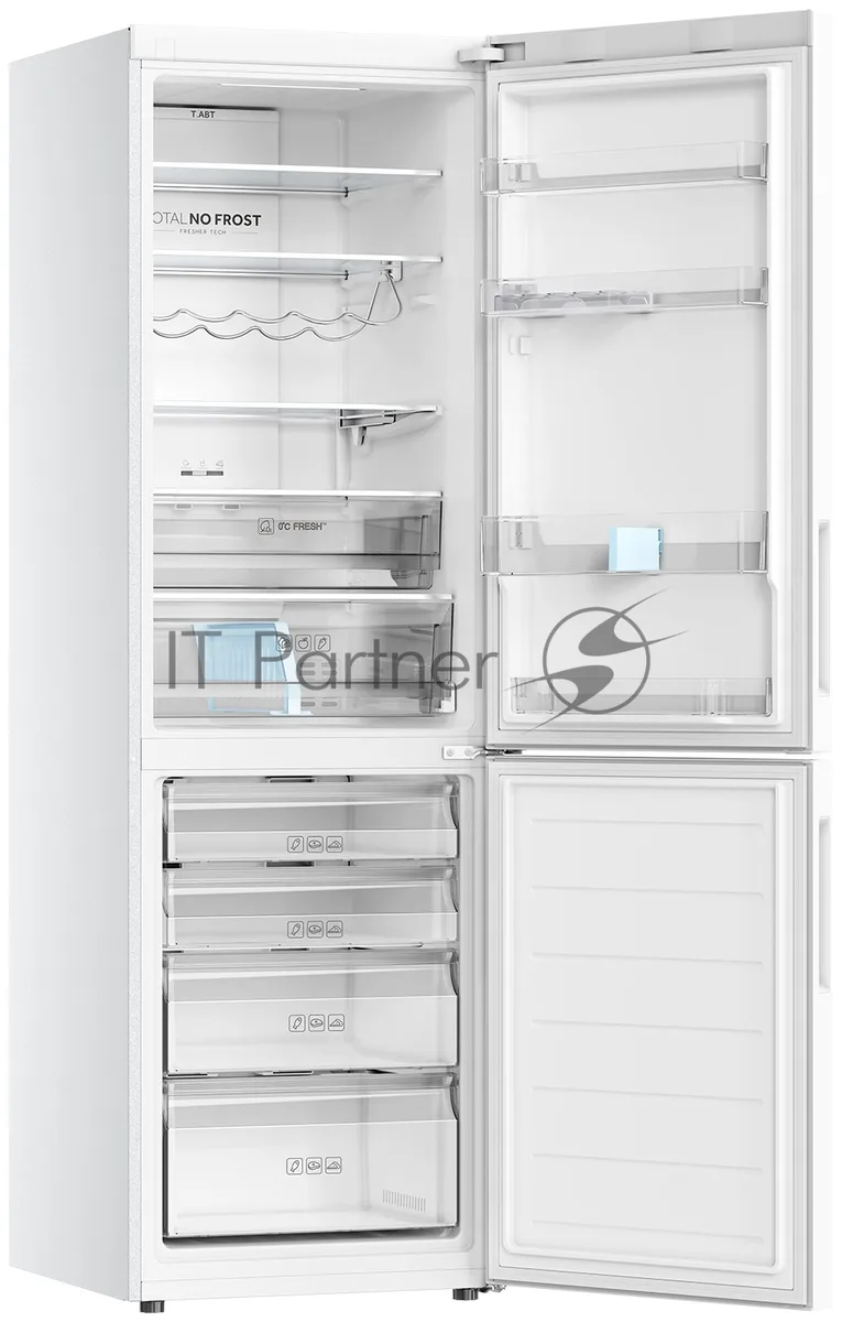 Холодильник Haier C2F636CWRGU1, двухкамерный, белый — фото 2