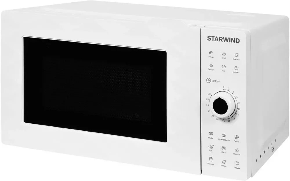Микроволновая печь Starwind SWM6420, соло, белый — фото 2