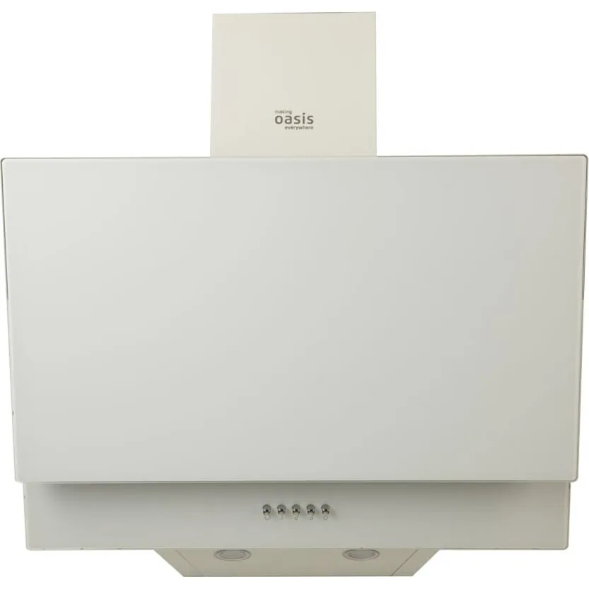 Вытяжка Oasis NC-60W, наклонная, белый