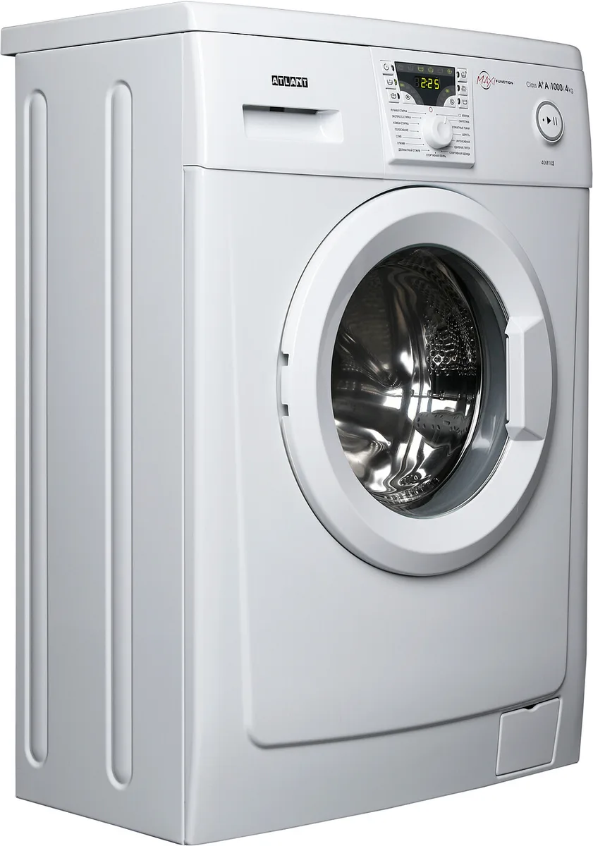 Стиральная машина Atlant СМА-40М102-00, фронтальная загрузка, белый — фото 3