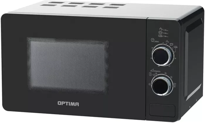 Микроволновая печь Optima MO-2110B, соло, чёрный — фото 2