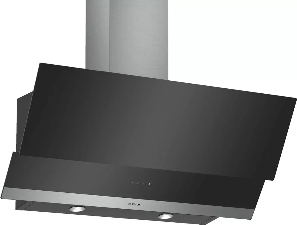 Вытяжка Bosch DWK095G60R, наклонная, чёрный