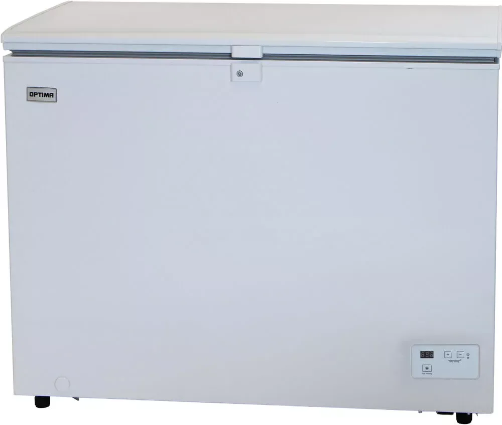 Морозильный ларь Optima BD-310WLG +10, глухая крышка, белый