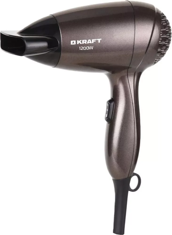 Фен Kraft KF-HD124, коричневый